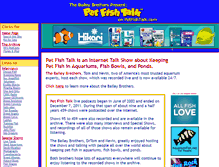 Tablet Screenshot of petfishtalk.com